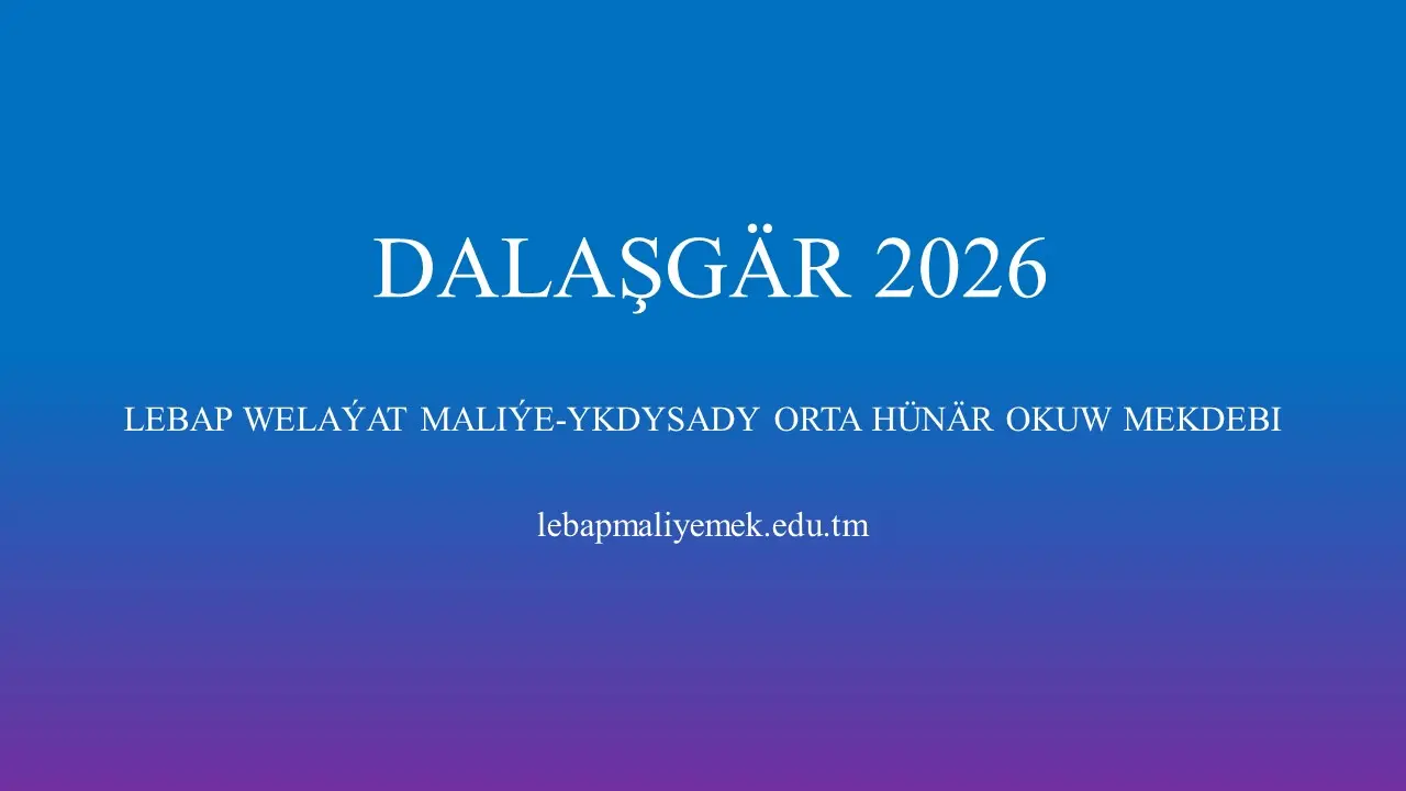 Dalaşgär 2026 ý
